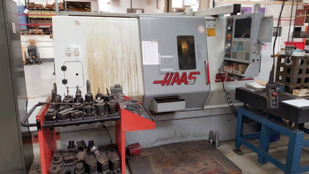 HAAS SL30CE CNC Lathe with C axis and driven tools (2001) - 1st Machinery