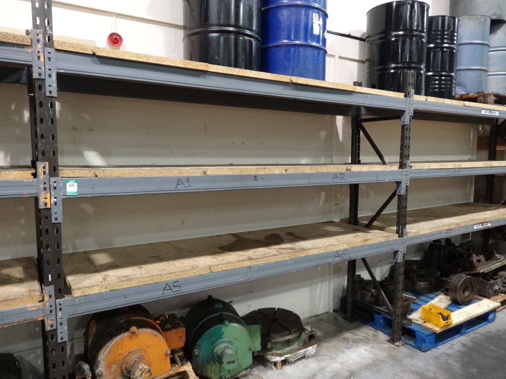 Grey Pallet Racking x 3 - 1st Machinery